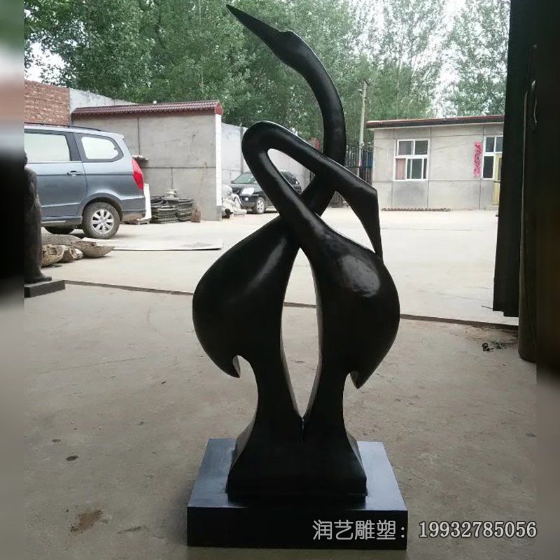 游乐场天鹅动物铜雕 游乐场天鹅动物铜雕