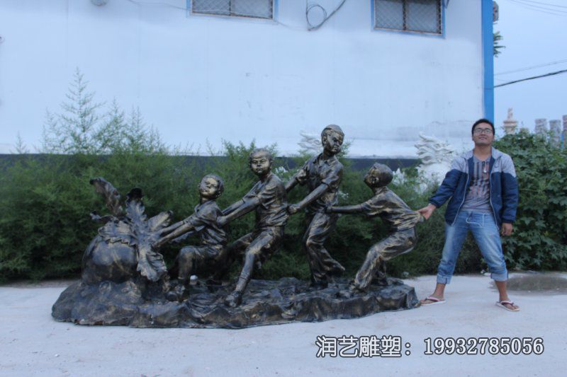 商业街民俗人物铜雕 商业街民俗人物铜雕