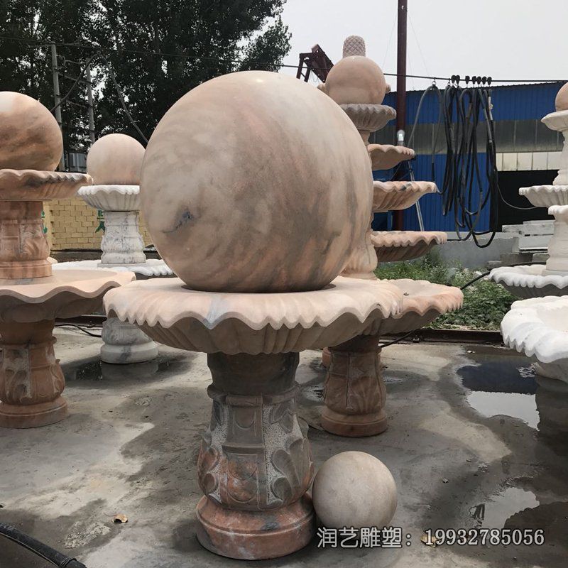 商业街景观风水球石雕 商业街景观风水球石雕