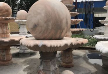 商业街景观风水球石雕