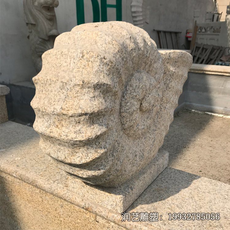 企业动物蜗牛石雕 企业动物蜗牛石雕