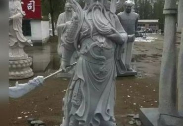 公司人物关公石雕