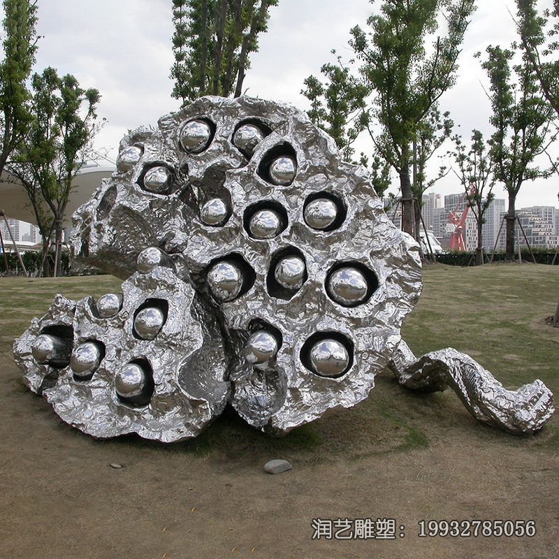 学校不锈钢景观莲蓬雕塑 学校不锈钢景观莲蓬雕塑