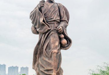 医院华佗人物铜雕