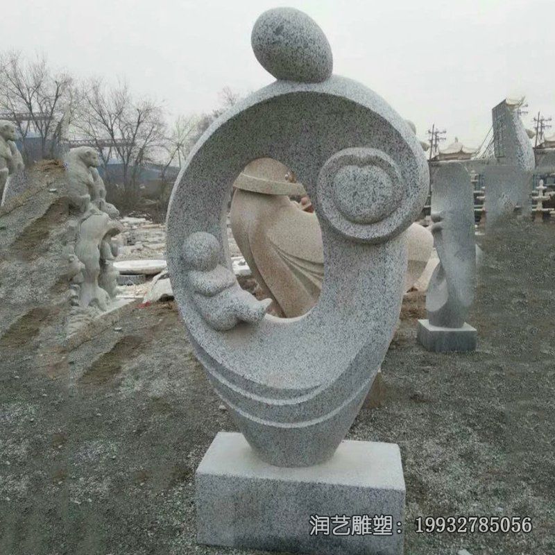 商场抽象人物石雕 商场抽象人物石雕