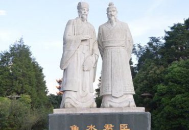 庭院诸葛亮人物石雕