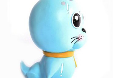 游乐场玻璃钢海狮雕塑