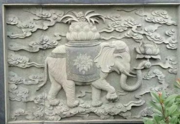 小区石浮雕景观雕塑