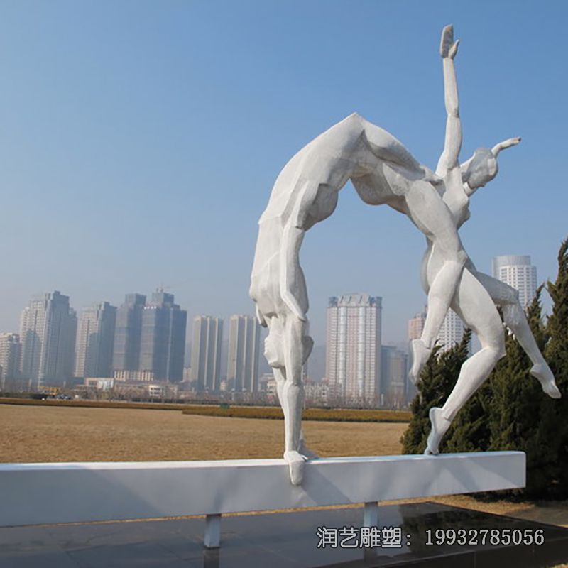 游乐场不锈钢体操雕塑 游乐场不锈钢体操雕塑