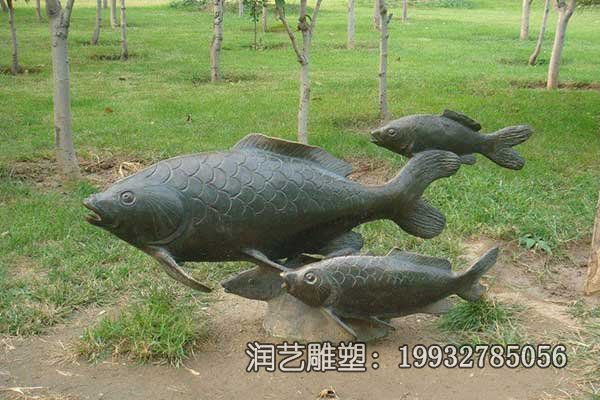 医院动物鱼铜雕 医院动物鱼铜雕