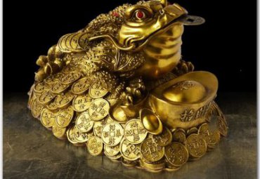园林动物金蟾铜雕