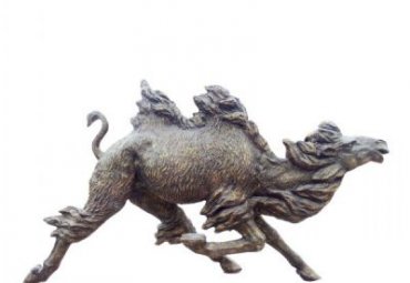 企业动物骆驼铜雕