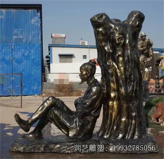 草坪典故人物铜雕 草坪典故人物铜雕