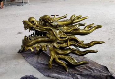 商场龙动物铜雕