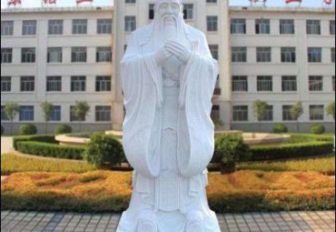 景区孔子人物石雕
