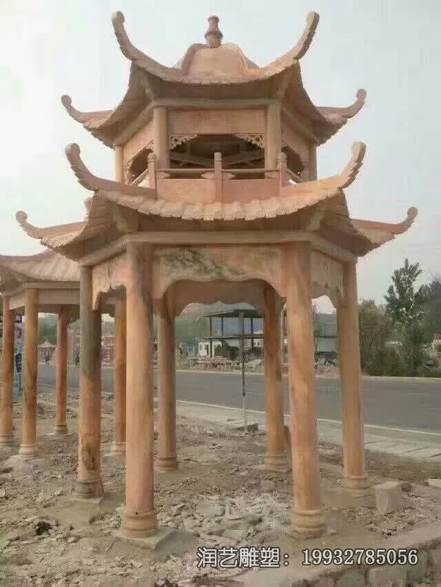 小区凉亭景观石雕 小区凉亭景观石雕