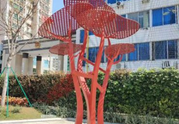 学校不锈钢树景观雕塑