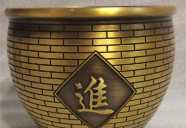 游乐场水缸景观铜雕