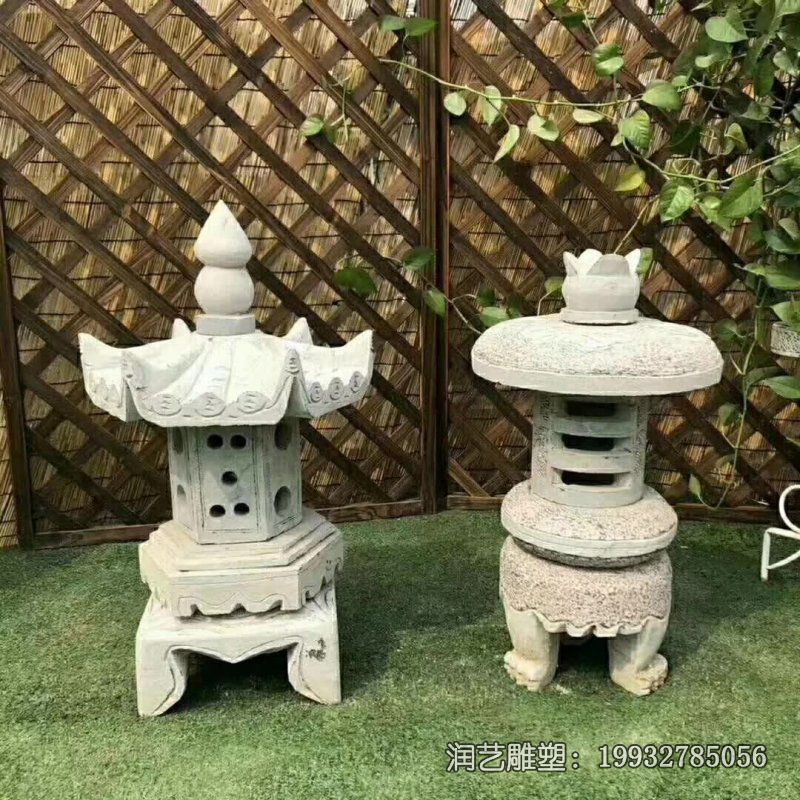 景区石灯景观石雕 景区石灯景观石雕