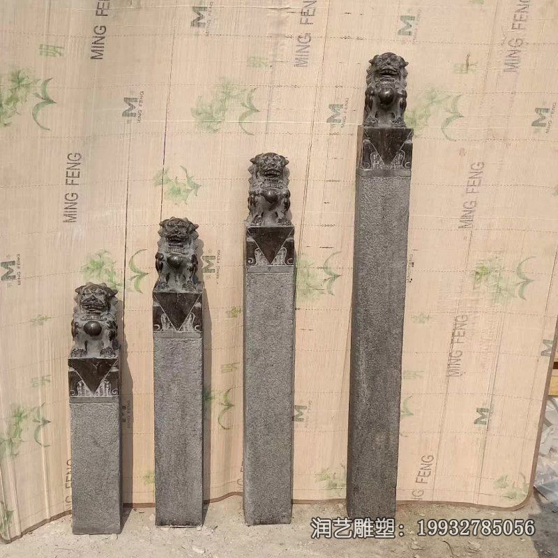 企业拴马桩景观石雕 企业拴马桩景观石雕