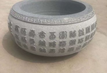 商业街水缸景观石雕