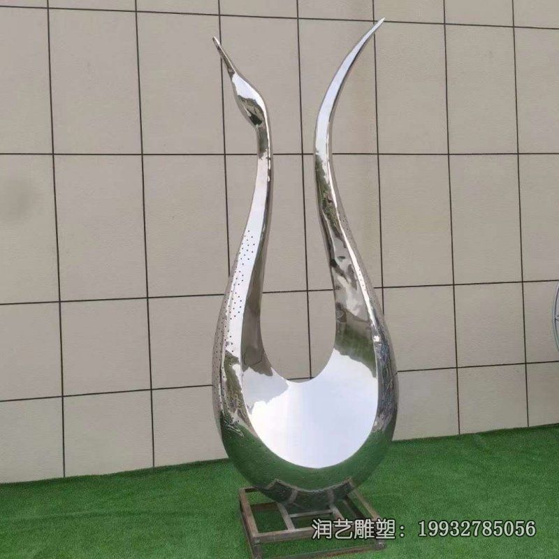 酒店不锈钢翅膀雕塑 酒店不锈钢翅膀雕塑
