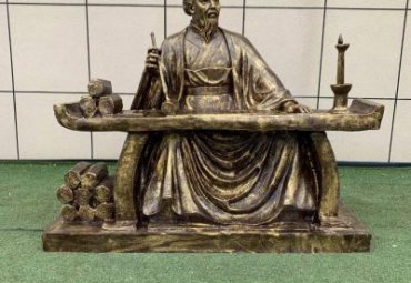 草坪古代人物铜雕