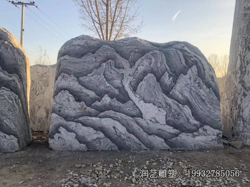 商业街景观石石雕 商业街景观石石雕