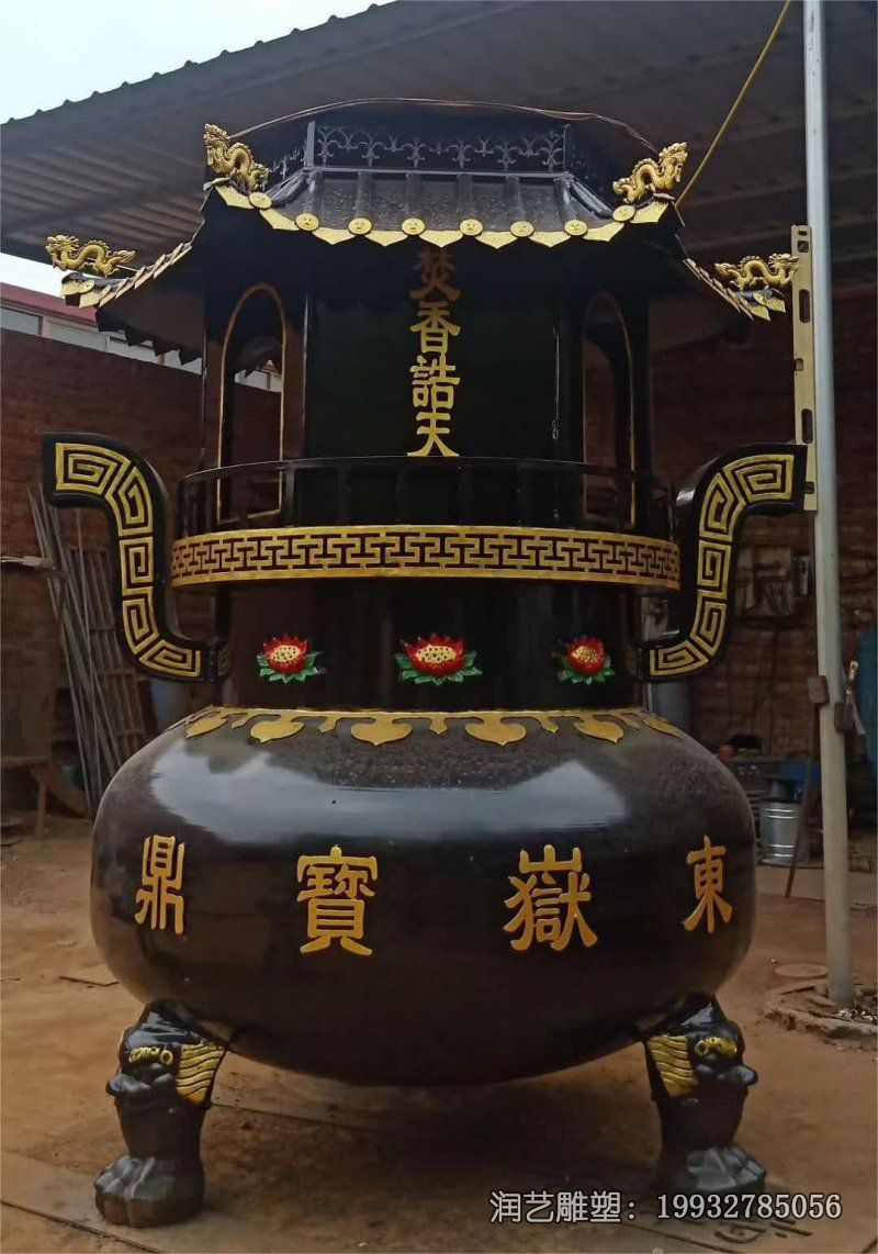公园景观香炉铜雕 公园景观香炉铜雕