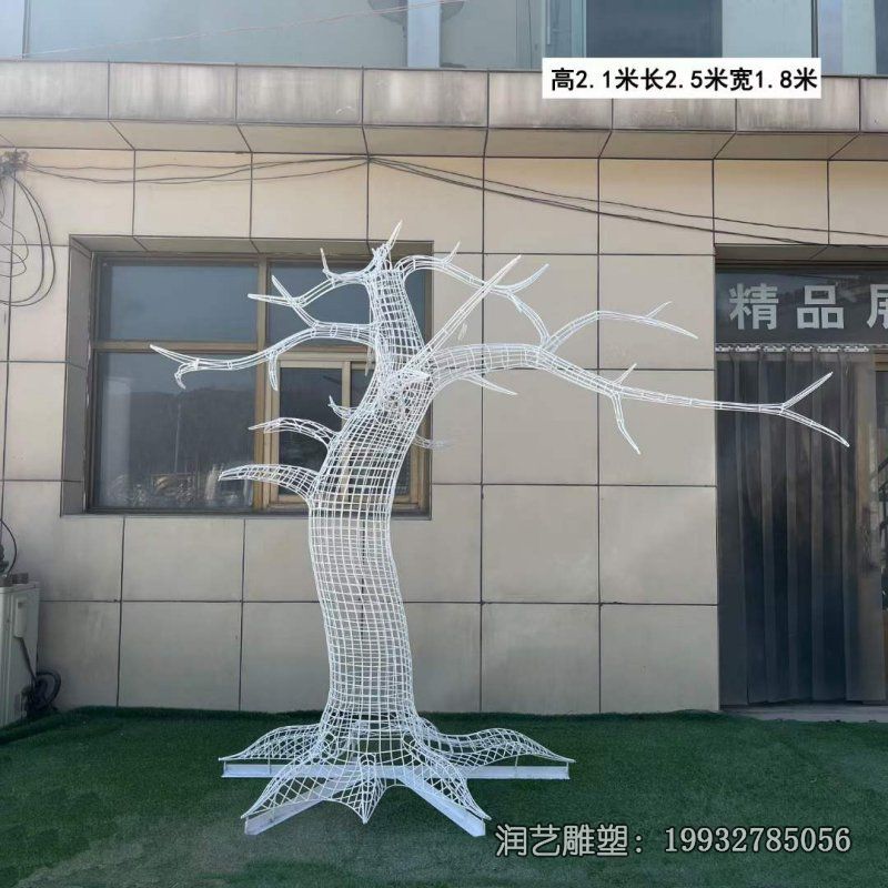园林不锈钢景观树雕塑 园林不锈钢景观树雕塑