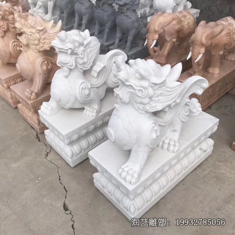 庭院动物貔貅石雕 庭院动物貔貅石雕
