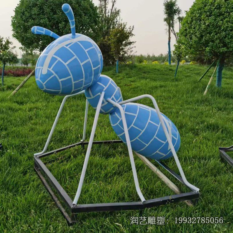 商场玻璃钢蚂蚁雕塑 商场玻璃钢蚂蚁雕塑