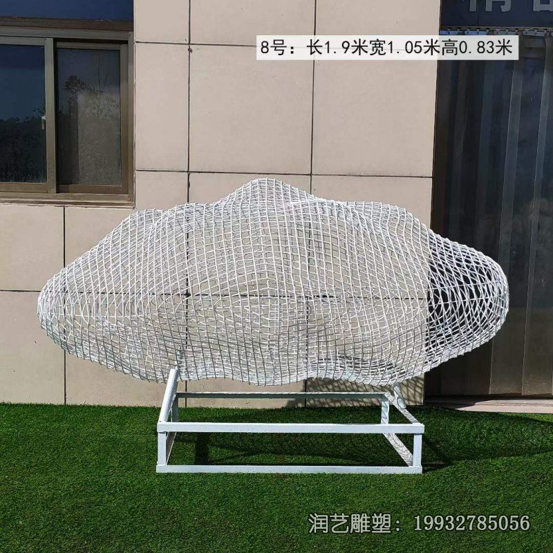 游乐场不锈钢云朵雕塑 游乐场不锈钢云朵雕塑
