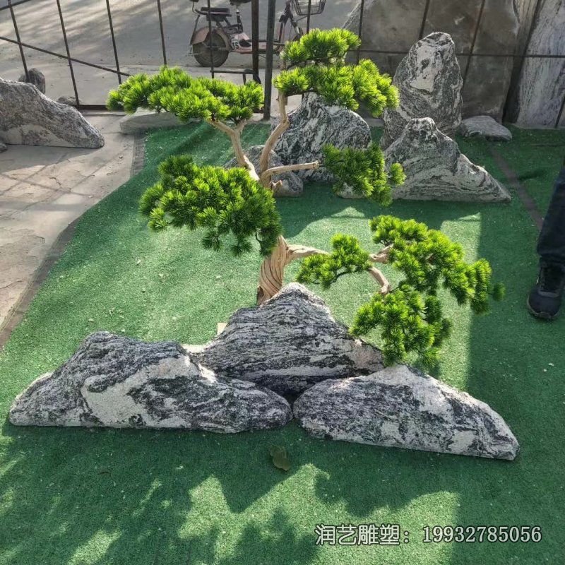 公司景观假山石雕 公司景观假山石雕