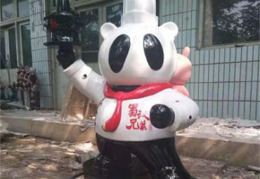 城市玻璃钢厨师雕塑