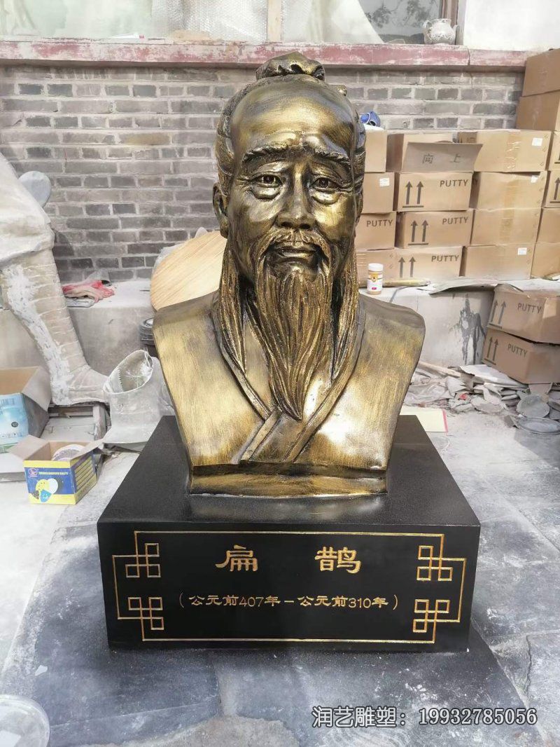 商业街人物扁鹊铜雕 商业街人物扁鹊铜雕