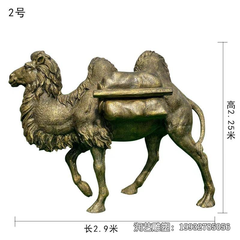 步行街动物骆驼铜雕 步行街动物骆驼铜雕
