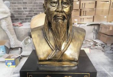 商业街人物扁鹊铜雕