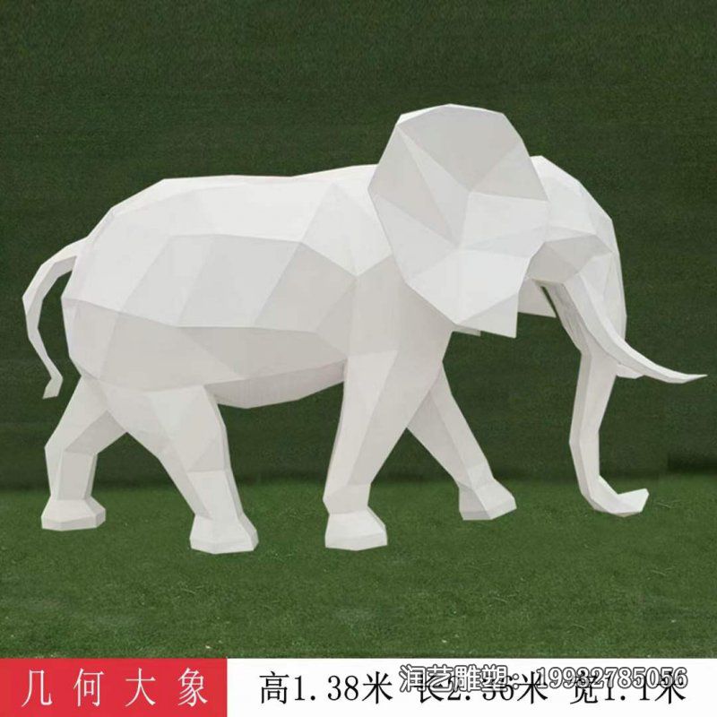 小区不锈钢大象雕塑 小区不锈钢大象雕塑