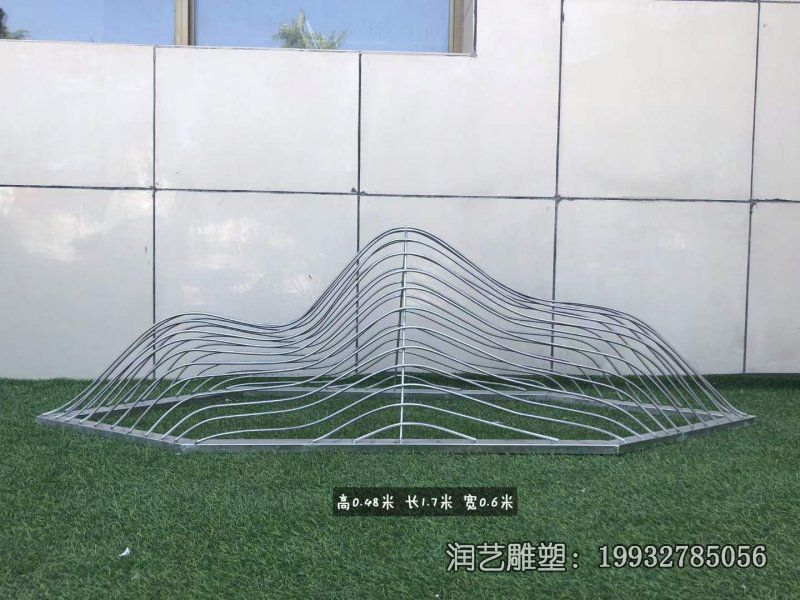 城市不锈钢假山雕塑 城市不锈钢假山雕塑