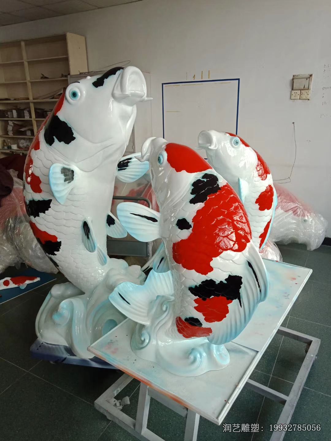 玻璃钢鱼雕塑 (11)