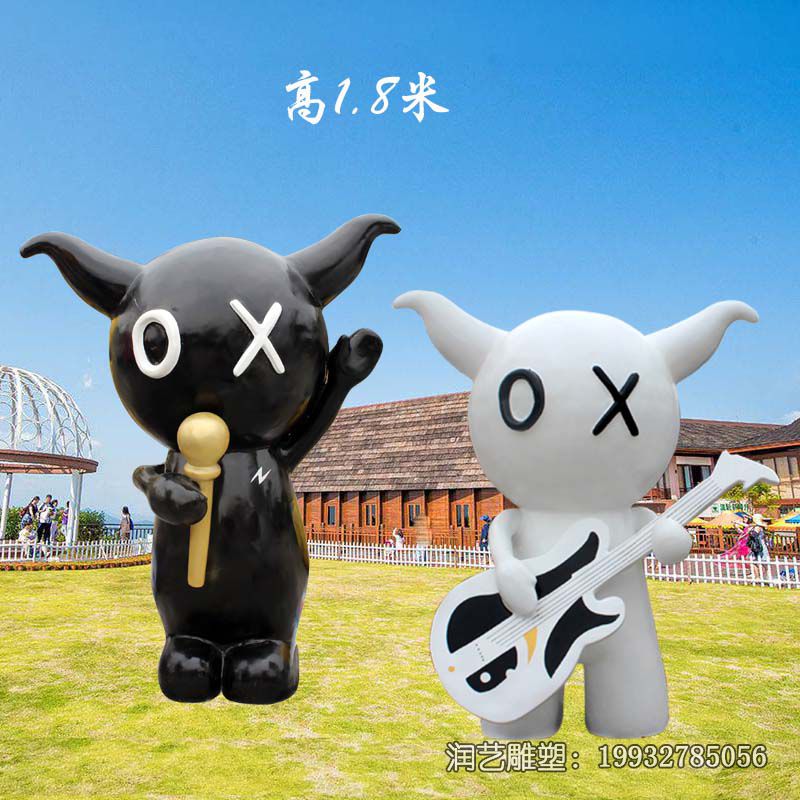 玻璃钢公仔雕塑 (1)